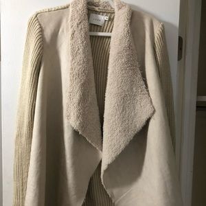 Tan cardigan, worn 2-3 times